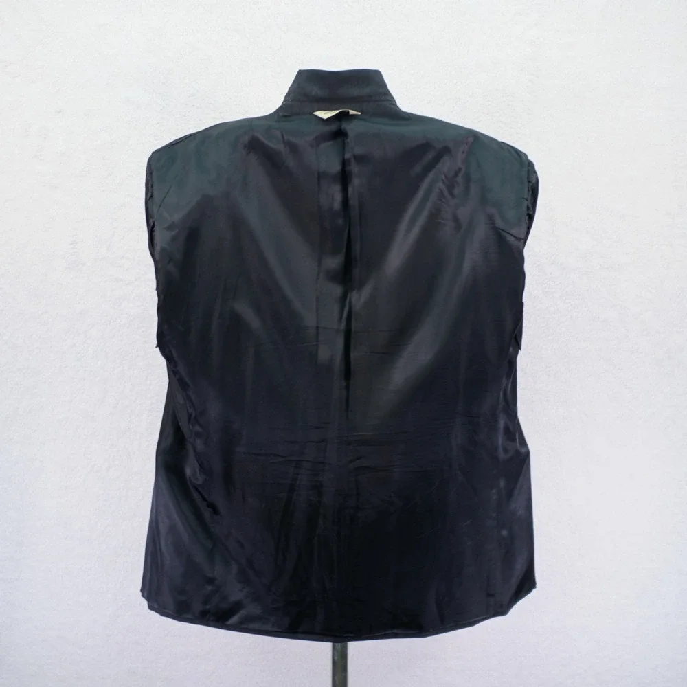 Pronto‎ Uomo Wool Charcoal Gray / Black Blazer 46R / Slim Fit 48R